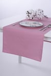 Lüks 140x40 Runner Leke Tutmaz Su iticili Özel Kumaş PEMBE