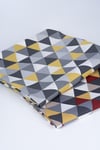 Lüks Keten Kumaş Masa Örtüsü Leke Tutmaz Seçenekli ilan ÜÇGEN HARDAL