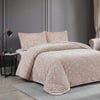 Soft Battaniye Çift Kişilik 220 x 240 Gül Kurusu Yastık kılıfı hediyeli