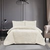 Soft Battaniye Çift Kişilik 220 x 240 Krem Yastık kılıfı hediyeli