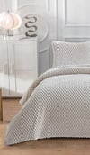 SOFT ÇİZGİ TEK Kişilik Yatak örtüsü 180x240 KREM