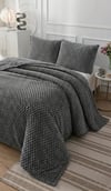 SOFT MİNİ Çift Kişilik Yatak örtüsü 260x240 GRİ