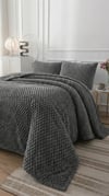SOFT MİNİ Çift Kişilik Yatak örtüsü 260x240 GRİ