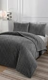 SOFT MİNİ Çift Kişilik Yatak örtüsü 260x240 ANTRASİT