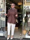1123 ADEN BEBE YAKA GÖMLEK KAHVE