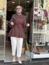1123 ADEN BEBE YAKA GÖMLEK KAHVE