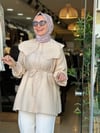 1123 ADEN BEBE YAKA GÖMLEK  KREM