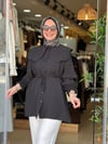1123 ADEN BEBE YAKA GÖMLEK SİYAH