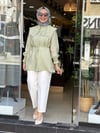 1123 ADEN BEBE YAKA GÖMLEK UÇUK YEŞİL