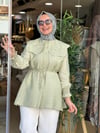 1123 ADEN BEBE YAKA GÖMLEK UÇUK YEŞİL