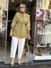 1123 ADEN BEBE YAKA GÖMLEK YAĞYEŞİLİ