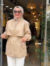 11252 ASTARLI MEVSİMLİK KAP BEJ