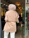 11277 DANTELLİ KAP CAMEL
