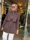 11277 DANTELLİ KAP KAHVE