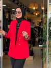 1156 KIRMIZI BLAZER CEKET