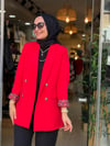 1156 KIRMIZI BLAZER CEKET