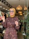1255 MİSS ELBİSE KAHVE