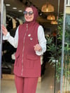 14463 YELEKLİ TAKIM BORDO