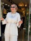 14503 DANTELLİ TAKIM KREM