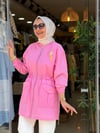 1582 PALMİYE CEKET PEMBE