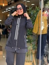 1627 SPOR TAKIM ÇİZGİLİ SİYAH