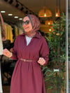 1631 ELBİSE BORDO