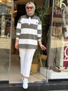 170394 KALPLİ SWEAT YEŞİL