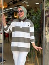 170394 KALPLİ SWEAT YEŞİL