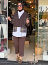 170396 GÖMLEK SWEAT KAHVE
