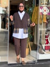 170396 GÖMLEK SWEAT KAHVE