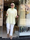 2046 TAŞLI GÖMLEK SARI