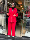2221 SPOR TAKIM KIRMIZI SİYAH