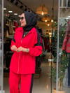 2221 SPOR TAKIM KIRMIZI SİYAH