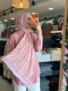 227 PAMUKLU ŞAL PEMBE