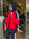 22856 LACİVERTE KIRMIZI TAKIM