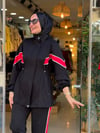 22932 SPOR TAKIM SİYAH KIRMIZI