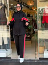 22932 SPOR TAKIM SİYAH KIRMIZI