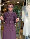 2585 CEKETLİ ELBİSE BORDO