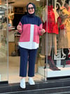 3079 LACİVERT KIRMIZI