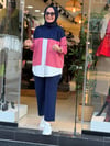 3079 LACİVERT KIRMIZI