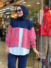 3079 LACİVERT KIRMIZI