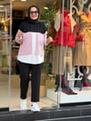 3079SİYAH KIRMIZI TAKIM
