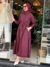 3154 ELBİSE BORDO