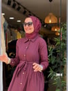 3154 ELBİSE BORDO