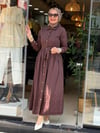 3154 ELBİSE KAHVE