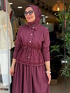 3165 ETEKLİ TAKIM BORDO