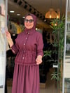 3165 ETEKLİ TAKIM BORDO