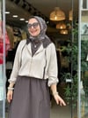 3200 CEKETLİ ELBİSE KAHVE