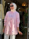 333 ÇİÇEKLİ GÖMLEK PEMBE