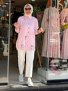 333 ÇİÇEKLİ GÖMLEK PEMBE